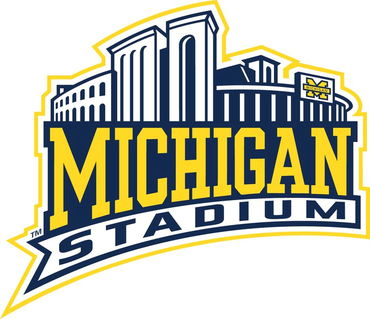 Michigan Wolverines 0-Pres Stadium Logo DIY iron on transfer (heat transfer)